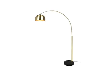 Argentina Golvlampa E27 mattmässing - Matt mässing - Belysning & el - Inomhusbelysning & lampor - Sovrumslampa