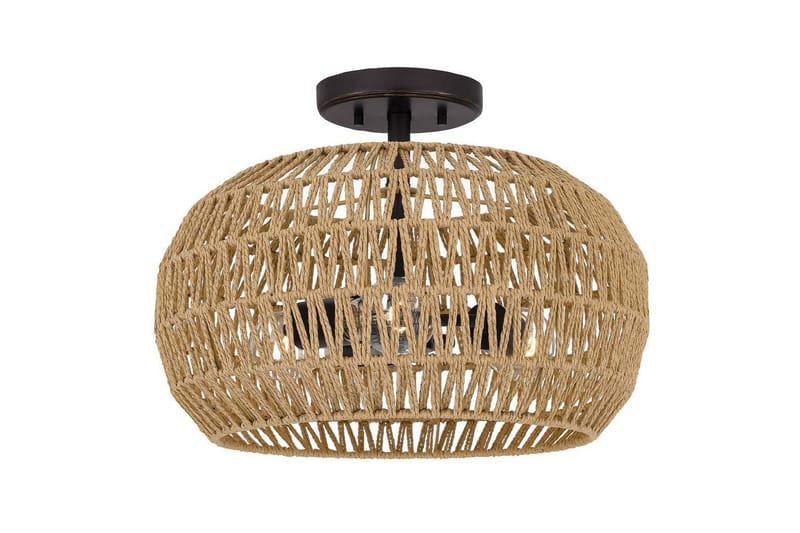 Casablanca Quoizel Taklampa - Bronze - Belysning & el - Inomhusbelysning & lampor - Sovrumslampa - Taklampa sovrum