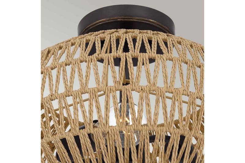 Casablanca Quoizel Taklampa - Bronze - Belysning & el - Inomhusbelysning & lampor - Sovrumslampa - Taklampa sovrum