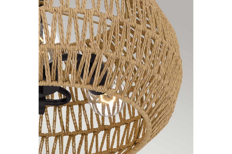 Casablanca Quoizel Taklampa - Bronze - Belysning & el - Inomhusbelysning & lampor - Sovrumslampa - Taklampa sovrum