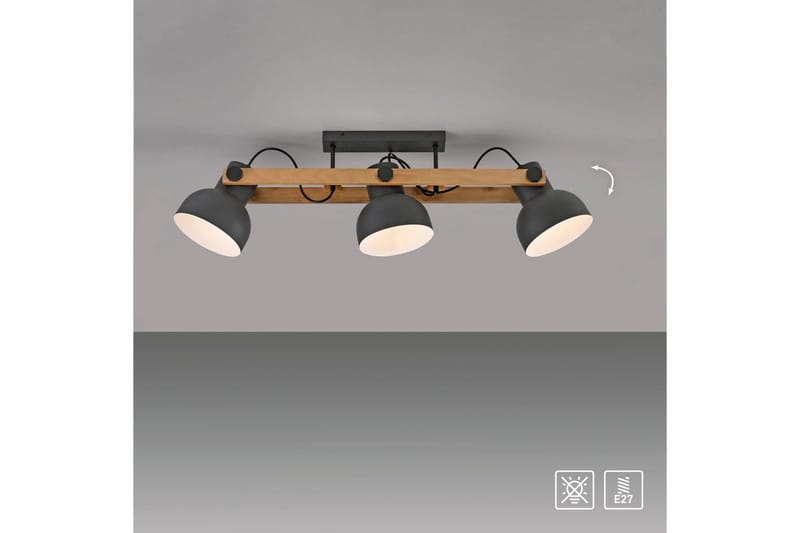 Cup 2.0 Just Light Taklampa - Black - Belysning & el - Inomhusbelysning & lampor - Sovrumslampa - Taklampa sovrum