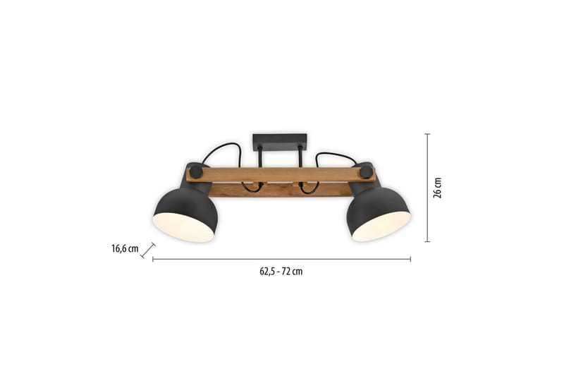 Cup 2.0 Just Light Taklampa - Black - Belysning & el - Inomhusbelysning & lampor - Sovrumslampa - Taklampa sovrum