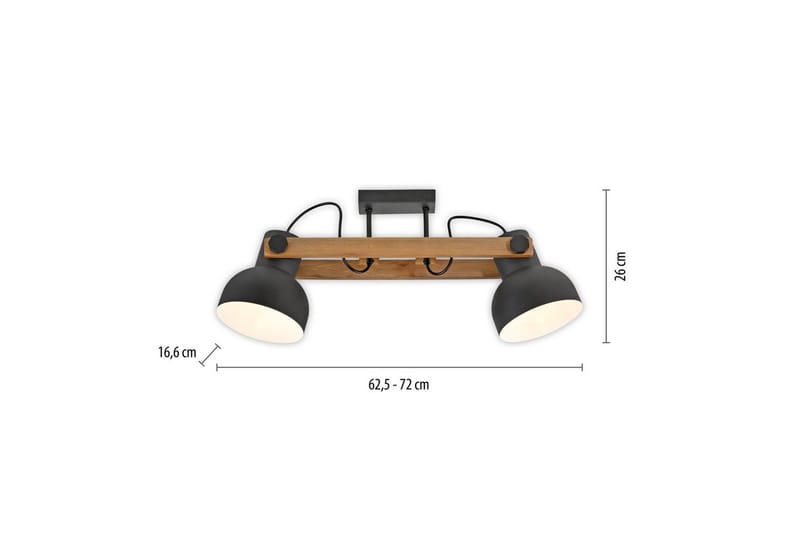 Cup 2.0 Just Light Taklampa - Black - Belysning & el - Inomhusbelysning & lampor - Sovrumslampa - Taklampa sovrum