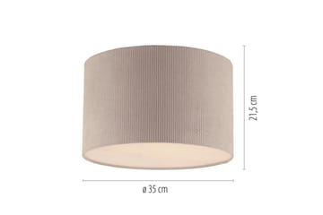 Duro Just Light Taklampa - Beige - Belysning & el - Inomhusbelysning & lampor - Sovrumslampa - Taklampa sovrum