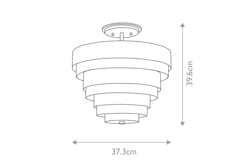 Echelon Lisa McDennon by Hinkley Taklampa - Brass - Belysning & el - Inomhusbelysning & lampor - Sovrumslampa - Taklampa sovrum