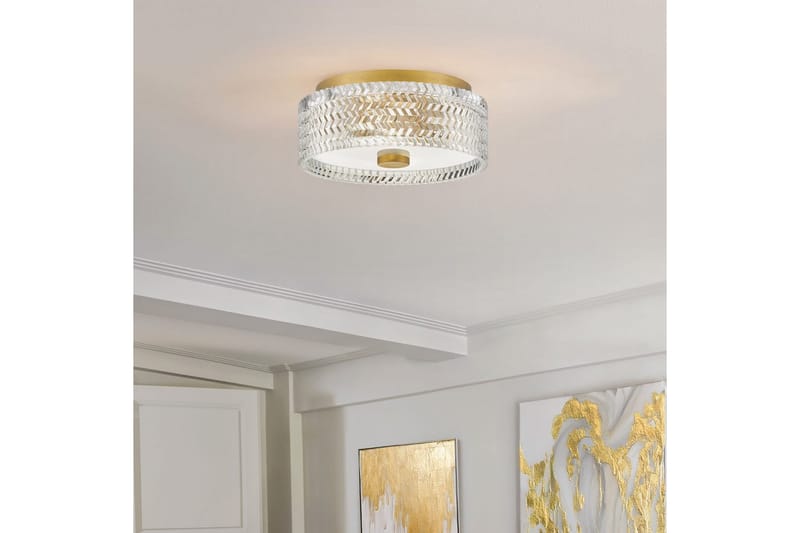 Elle Hinkley Taklampa - Brass - Belysning & el - Inomhusbelysning & lampor - Sovrumslampa - Taklampa sovrum