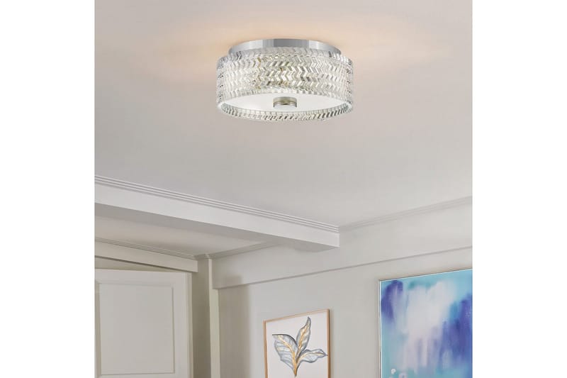 Elle Hinkley Taklampa - Chrome - Belysning & el - Inomhusbelysning & lampor - Sovrumslampa - Taklampa sovrum