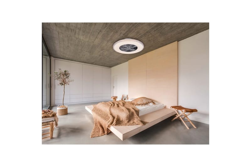 Fläkt TRIO Harstad - Belysning & el - Inomhusbelysning & lampor - Sovrumslampa - Taklampa sovrum