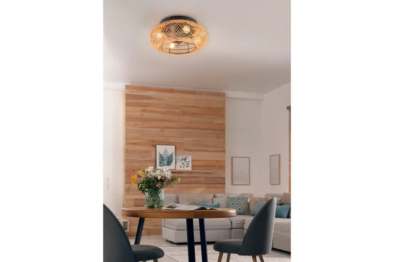 Fläkt TRIO Lillesand - Belysning & el - Inomhusbelysning & lampor - Sovrumslampa - Taklampa sovrum