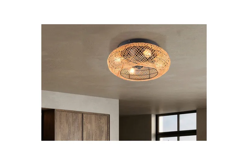 Fläkt TRIO Lillesand - Belysning & el - Inomhusbelysning & lampor - Sovrumslampa - Taklampa sovrum