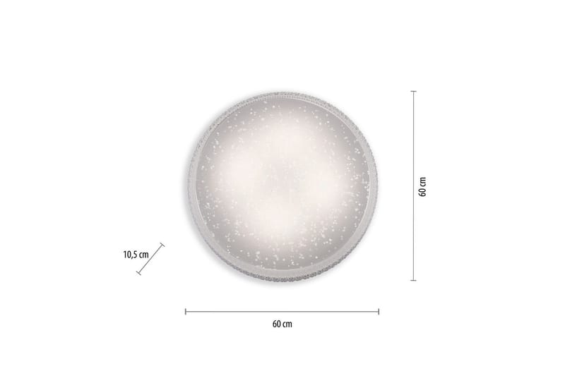 Frida Just Light Taklampa - Transparent - Belysning & el - Inomhusbelysning & lampor - Sovrumslampa - Taklampa sovrum
