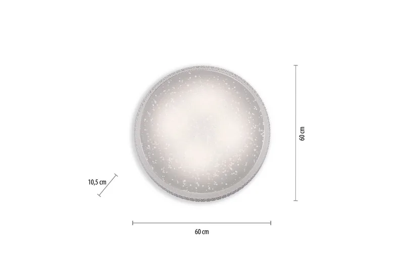Frida Just Light Taklampa - Transparent - Belysning & el - Inomhusbelysning & lampor - Sovrumslampa - Taklampa sovrum