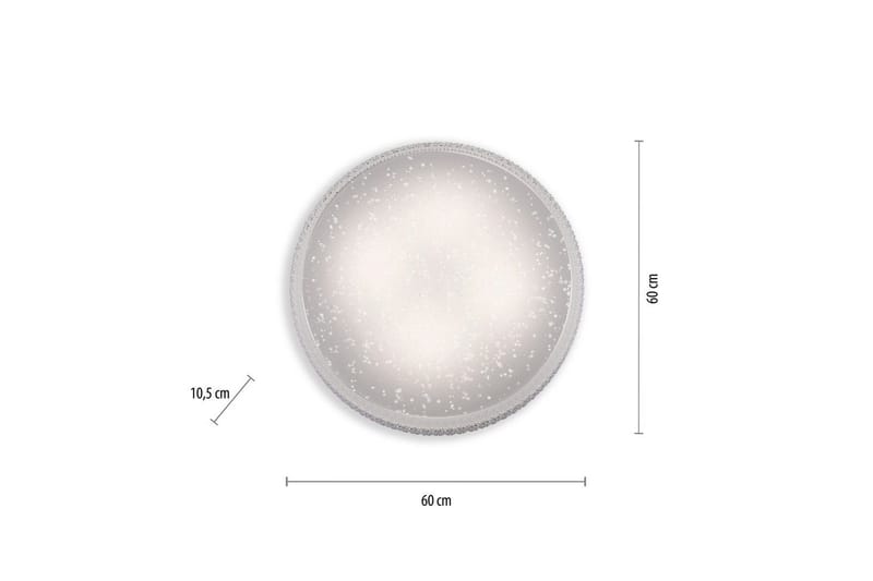Frida Just Light Taklampa - Transparent - Belysning & el - Inomhusbelysning & lampor - Sovrumslampa - Taklampa sovrum