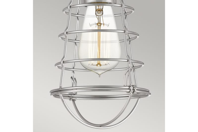 Halvflöjtmonterad Quoizel Mixon Borstade nickel - Borstade nickel - Belysning & el - Inomhusbelysning & lampor - Sovrumslampa - Taklampa sovrum