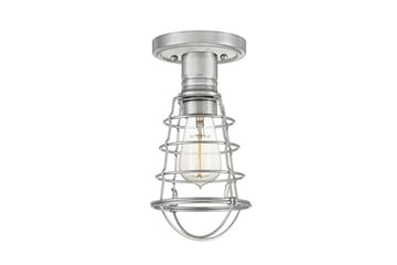 Halvflöjtmonterad Quoizel Mixon Borstade nickel