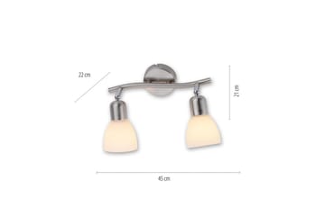 Karo Just Light Vägg/taklampa - Grey - Belysning & el - Inomhusbelysning & lampor - Sovrumslampa - Taklampa sovrum
