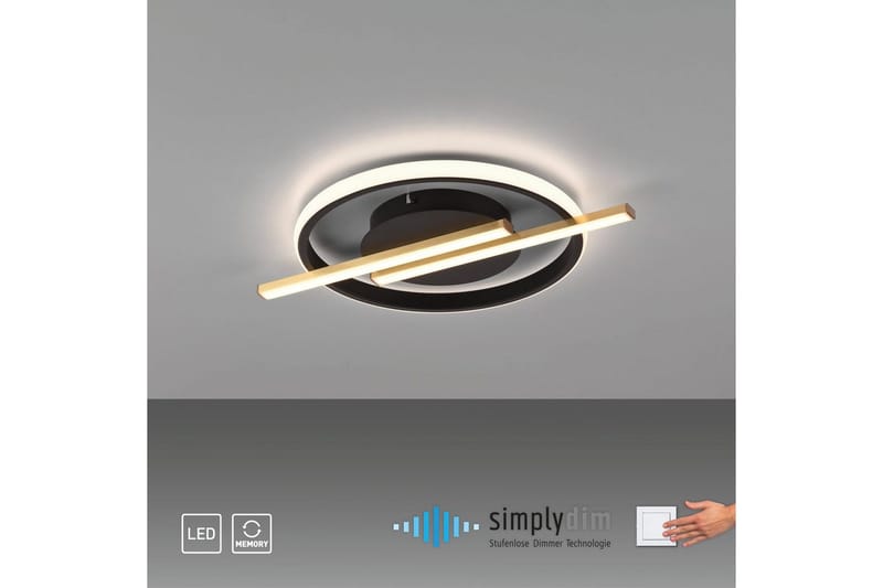 Korsa Just Light Taklampa - Brass - Belysning & el - Inomhusbelysning & lampor - Sovrumslampa - Taklampa sovrum