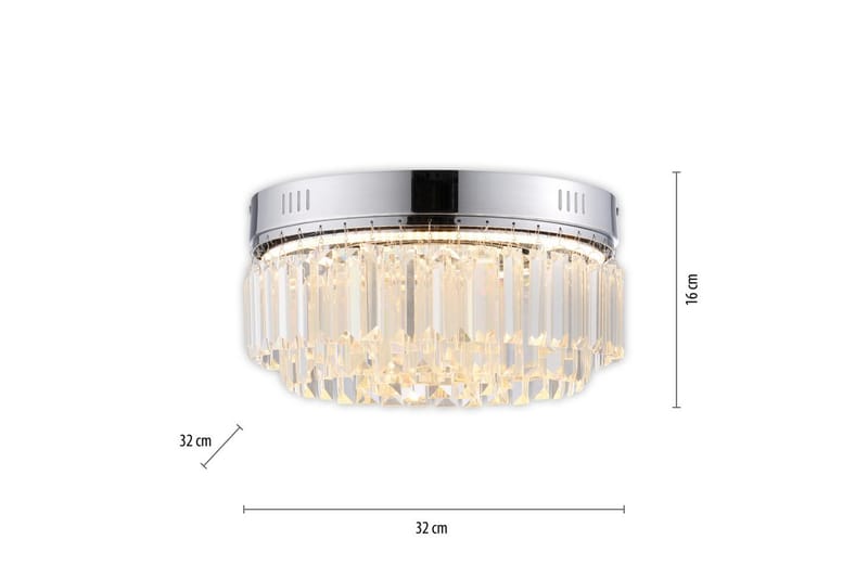 Krista Paul Neuhaus Taklampa - Chrome - Belysning & el - Inomhusbelysning & lampor - Sovrumslampa - Taklampa sovrum