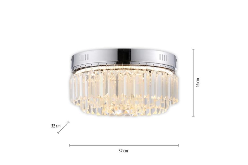 Krista Paul Neuhaus Taklampa - Chrome - Belysning & el - Inomhusbelysning & lampor - Sovrumslampa - Taklampa sovrum