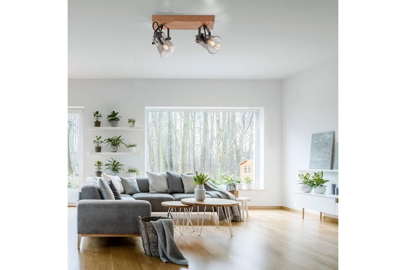 Langström Just Light Taklampa - Wood - Belysning & el - Inomhusbelysning & lampor - Sovrumslampa - Taklampa sovrum