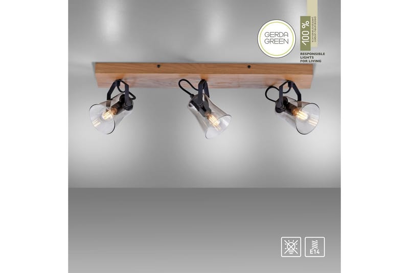 Langström Just Light Taklampa - Wood - Belysning & el - Inomhusbelysning & lampor - Sovrumslampa - Taklampa sovrum