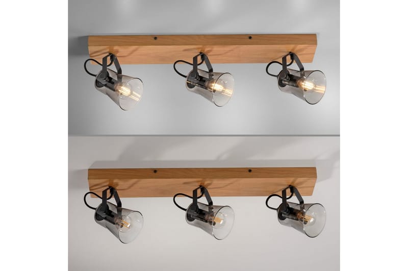 Langström Just Light Taklampa - Wood - Belysning & el - Inomhusbelysning & lampor - Sovrumslampa - Taklampa sovrum