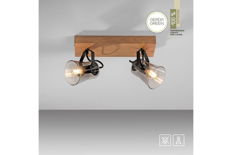 Langström Just Light Taklampa - Wood - Belysning & el - Inomhusbelysning & lampor - Sovrumslampa - Taklampa sovrum