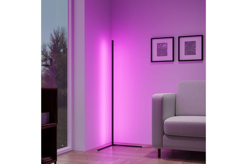 Level LED Golvlampa svart RGB - Svart - Belysning & el - Inomhusbelysning & lampor - Sovrumslampa