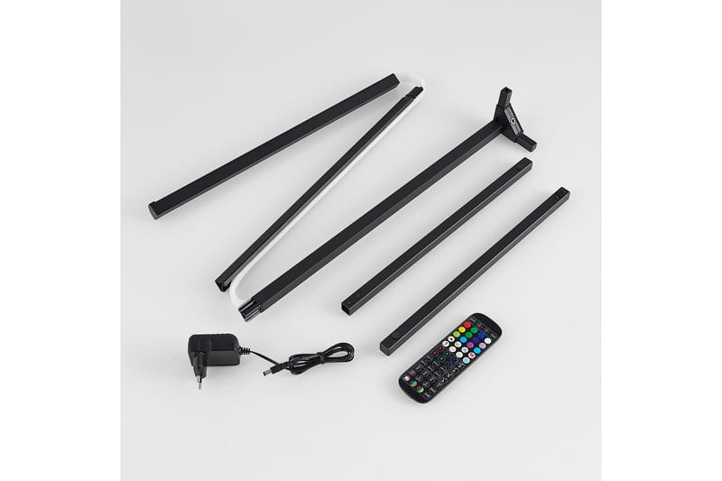 Level LED Golvlampa svart RGB - Svart - Belysning & el - Inomhusbelysning & lampor - Sovrumslampa