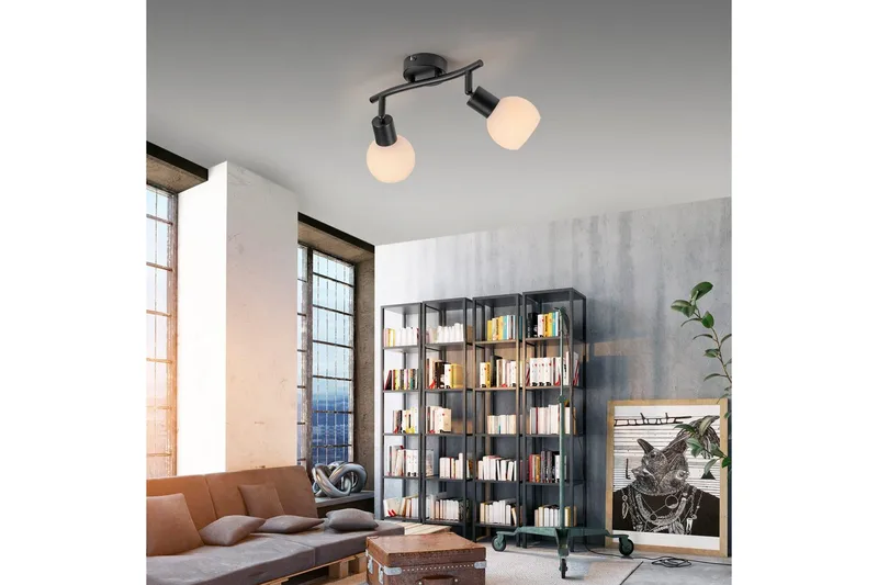 Loki Just Light Taklampa - Black - Belysning & el - Inomhusbelysning & lampor - Sovrumslampa - Taklampa sovrum