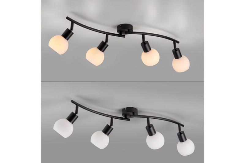 Loki Just Light Taklampa - Black - Belysning & el - Inomhusbelysning & lampor - Sovrumslampa - Taklampa sovrum