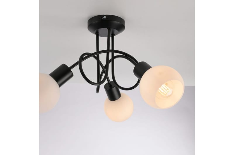 Loki Just Light Taklampa - Black - Belysning & el - Inomhusbelysning & lampor - Sovrumslampa - Taklampa sovrum