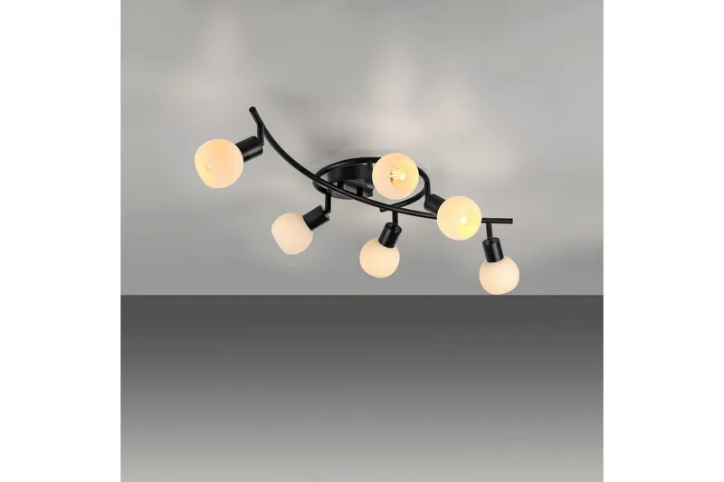 Loki Just Light Taklampa - Black - Belysning & el - Inomhusbelysning & lampor - Sovrumslampa - Taklampa sovrum