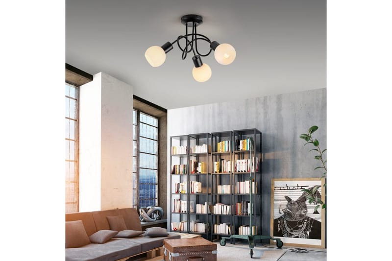 Loki Just Light Taklampa - Black - Belysning & el - Inomhusbelysning & lampor - Sovrumslampa - Taklampa sovrum