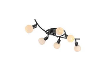 Loki Just Light Taklampa - Black - Belysning & el - Inomhusbelysning & lampor - Sovrumslampa - Taklampa sovrum