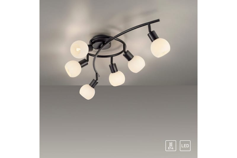 Loki Just Light Taklampa - Black - Belysning & el - Inomhusbelysning & lampor - Sovrumslampa - Taklampa sovrum