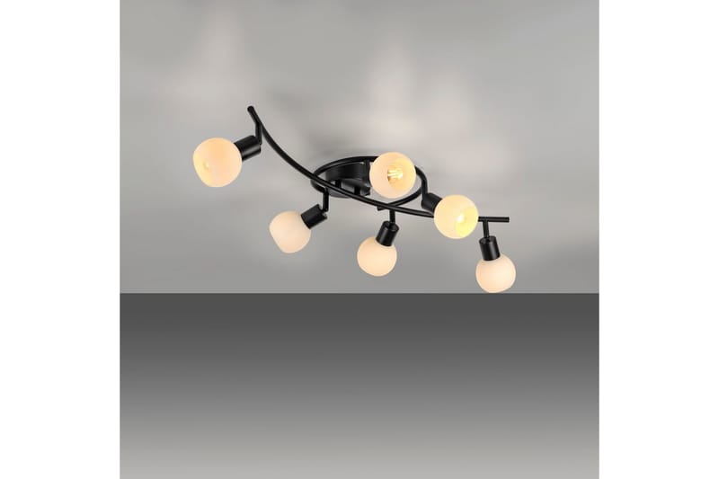 Loki Just Light Taklampa - Black - Belysning & el - Inomhusbelysning & lampor - Sovrumslampa - Taklampa sovrum