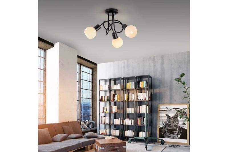 Loki Just Light Taklampa - Black - Belysning & el - Inomhusbelysning & lampor - Sovrumslampa - Taklampa sovrum