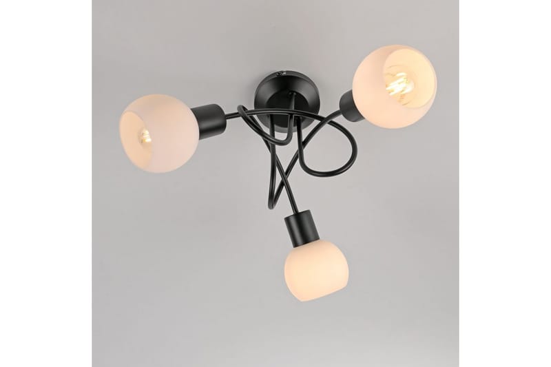 Loki Just Light Taklampa - Black - Belysning & el - Inomhusbelysning & lampor - Sovrumslampa - Taklampa sovrum