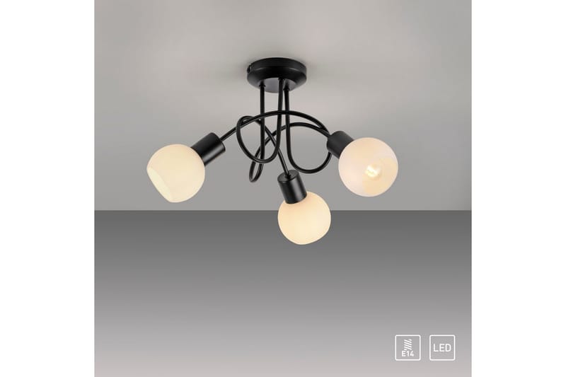 Loki Just Light Taklampa - Black - Belysning & el - Inomhusbelysning & lampor - Sovrumslampa - Taklampa sovrum