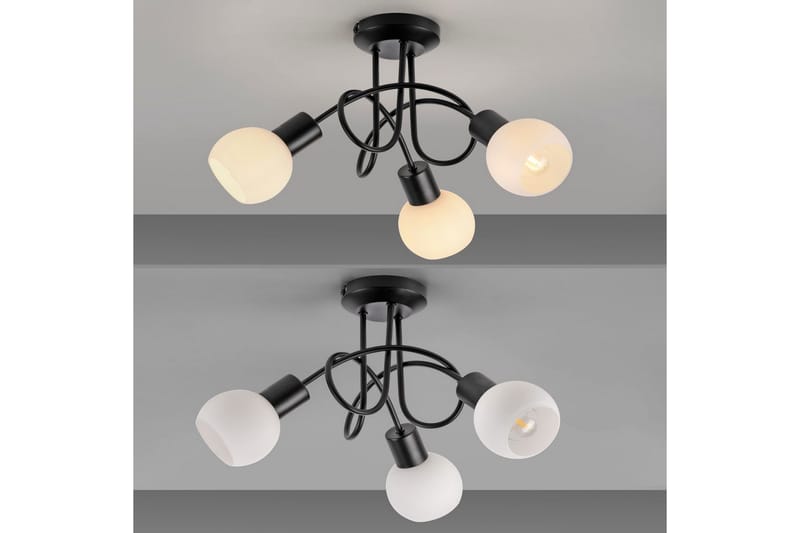 Loki Just Light Taklampa - Black - Belysning & el - Inomhusbelysning & lampor - Sovrumslampa - Taklampa sovrum