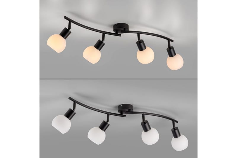 Loki Just Light Taklampa - Black - Belysning & el - Inomhusbelysning & lampor - Sovrumslampa - Taklampa sovrum