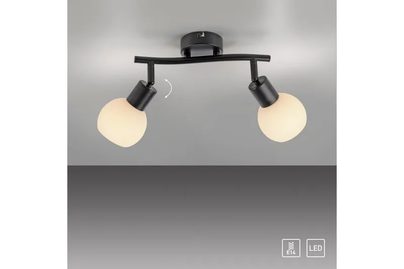 Loki Just Light Taklampa - Black - Belysning & el - Inomhusbelysning & lampor - Sovrumslampa - Taklampa sovrum