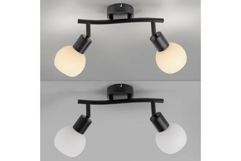 Loki Just Light Taklampa - Black - Belysning & el - Inomhusbelysning & lampor - Sovrumslampa - Taklampa sovrum