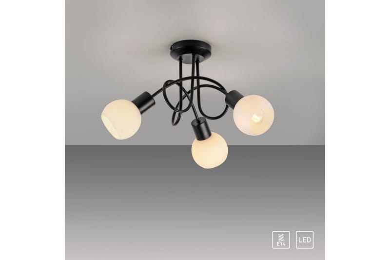 Loki Just Light Taklampa - Black - Belysning & el - Inomhusbelysning & lampor - Sovrumslampa - Taklampa sovrum