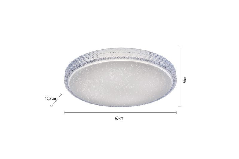 Lolasmart Frida Just Light Taklampa - Transparent - Belysning & el - Inomhusbelysning & lampor - Sovrumslampa - Taklampa sovrum