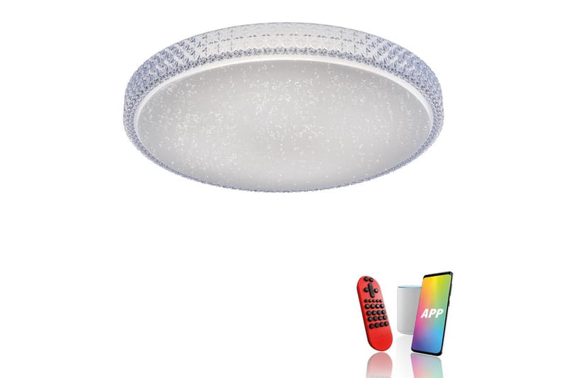 Lolasmart Frida Just Light Taklampa - Transparent - Belysning & el - Inomhusbelysning & lampor - Sovrumslampa - Taklampa sovrum