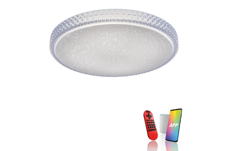 Lolasmart Frida Just Light Taklampa - Transparent - Belysning & el - Inomhusbelysning & lampor - Sovrumslampa - Taklampa sovrum