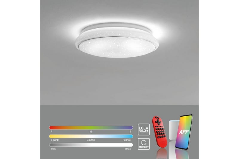 Lolasmart Jupi Just Light Taklampa - White - Belysning & el - Inomhusbelysning & lampor - Sovrumslampa - Taklampa sovrum