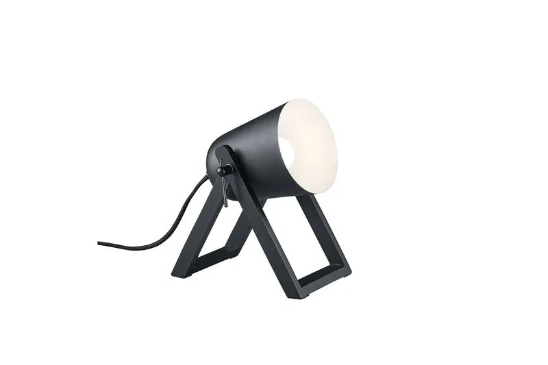 Marc Bordslampa E27 mattsvart, Svart